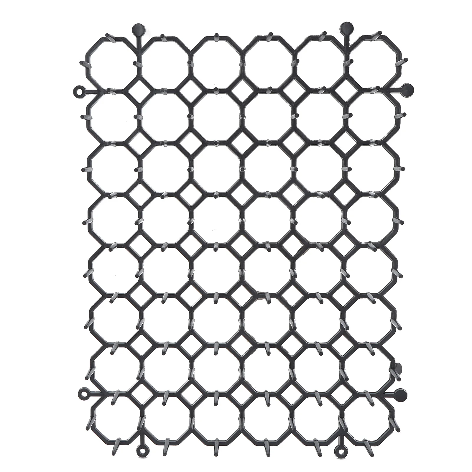 Cat Deterrent Mat Animal Barrier Dog Scat Mat Bend Arbitrarily Strong Toughness PP for Cars for Outdoor Places