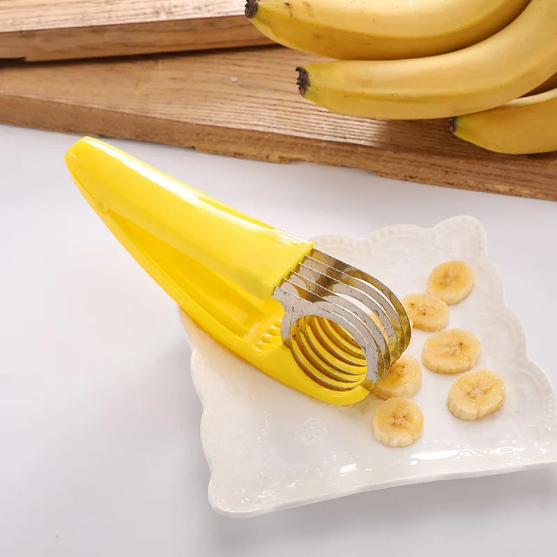 2 Pieces Banana Cutter, Plastic Banana, 304 Stainless Steel Banana Cutter, Kitchen  Tool