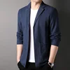 Spring and Summer 2024 New High-quality Men's Linen Suit Simple Men's Coat Fabric Composition 70% Ramie 30% Cotton  Blazer 3