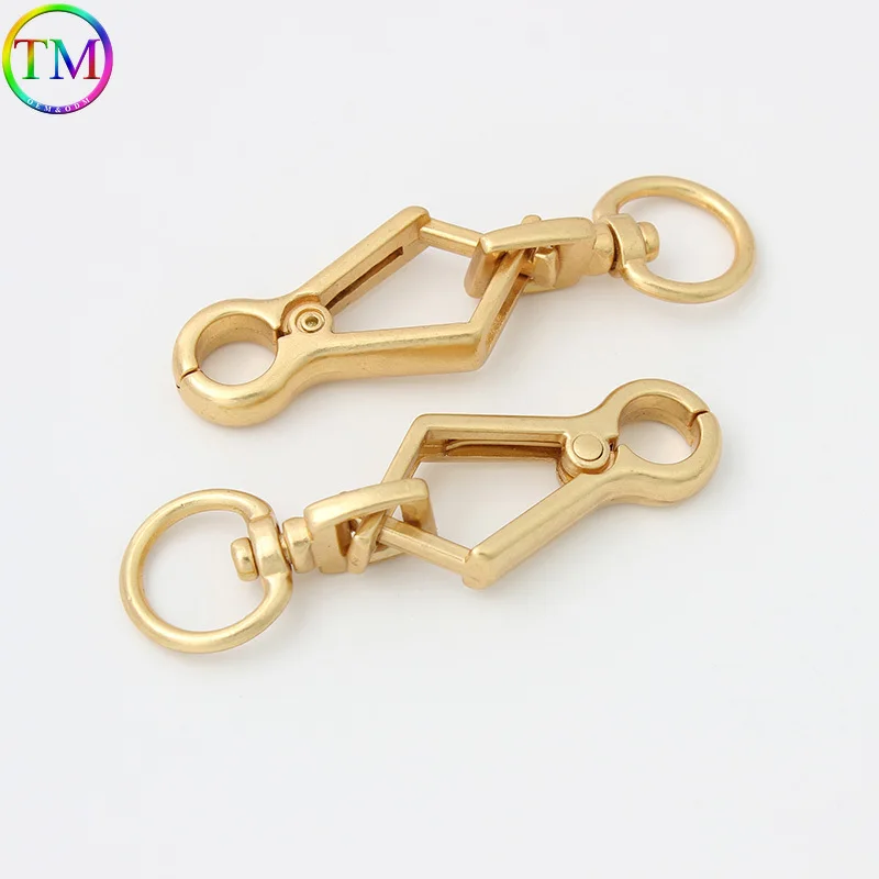 Safety Durable Metal Clip Swivel Lobster Clasp Swivel Snap Hook With Lock For Bag Purse Handbag Strap Chain Hardware Accessories