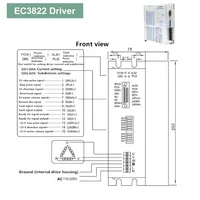 3-Phase Stepper Motor Nema34/Nema42/Nema52 Kit with EC3522/EC3822 Driver – 4.5–50Nm, 14/19mm Shaft, AC80-240V - Image 4