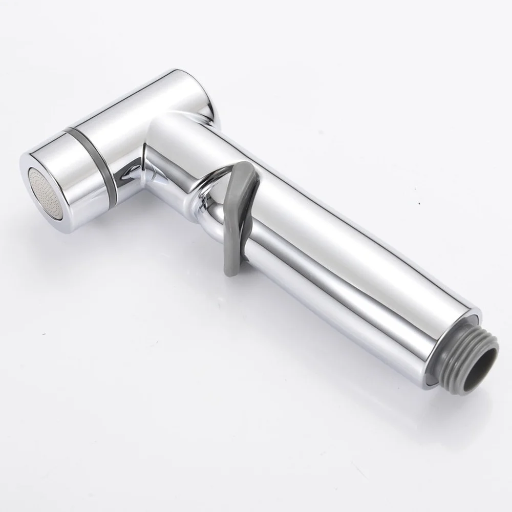 

Fully Electroplated ABS Bidets Women's Washer Body Washing Spray Gun Pressurized Bathroom Toilet Flush Nozzle Self Cleaning