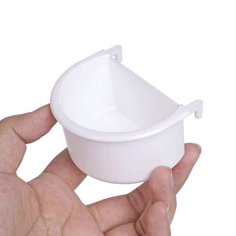 Filles d'Alimentation et d'Eau pour Oiseaux, Pigeons, Canadditif, Perroquet, Crochets en Acier Inoxydable, Boîte à Abreuvoir