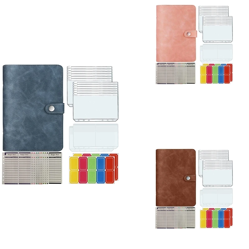 29pcs A6 Budget Planner Organizer Budget Binder With Cash Envelopes