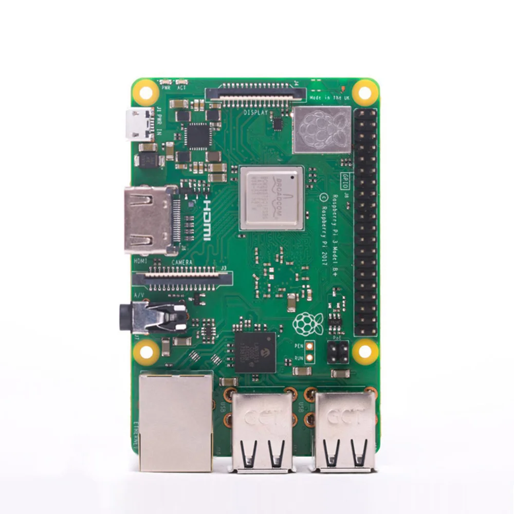 

Новая оригинальная плата Pi 3 Model B + 3B Plus BCM2837B0 64-разрядная 1,4 ГГц с 1 Гб LPDDR2 SDARM с поддержкой Wi-Fi и Bluetooth