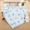 Super-Soft Kids Blanket Silky Micro Baby Blankets for Girlswith Print Animal Pattern and Soothing Raised Dots, 4