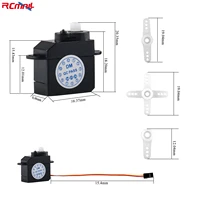 DM-S0020 2.1g RC Micro Servo 180 Degree 4.8V-6V 2g Sub Mini servo for RC Hobby Parts - Image 6
