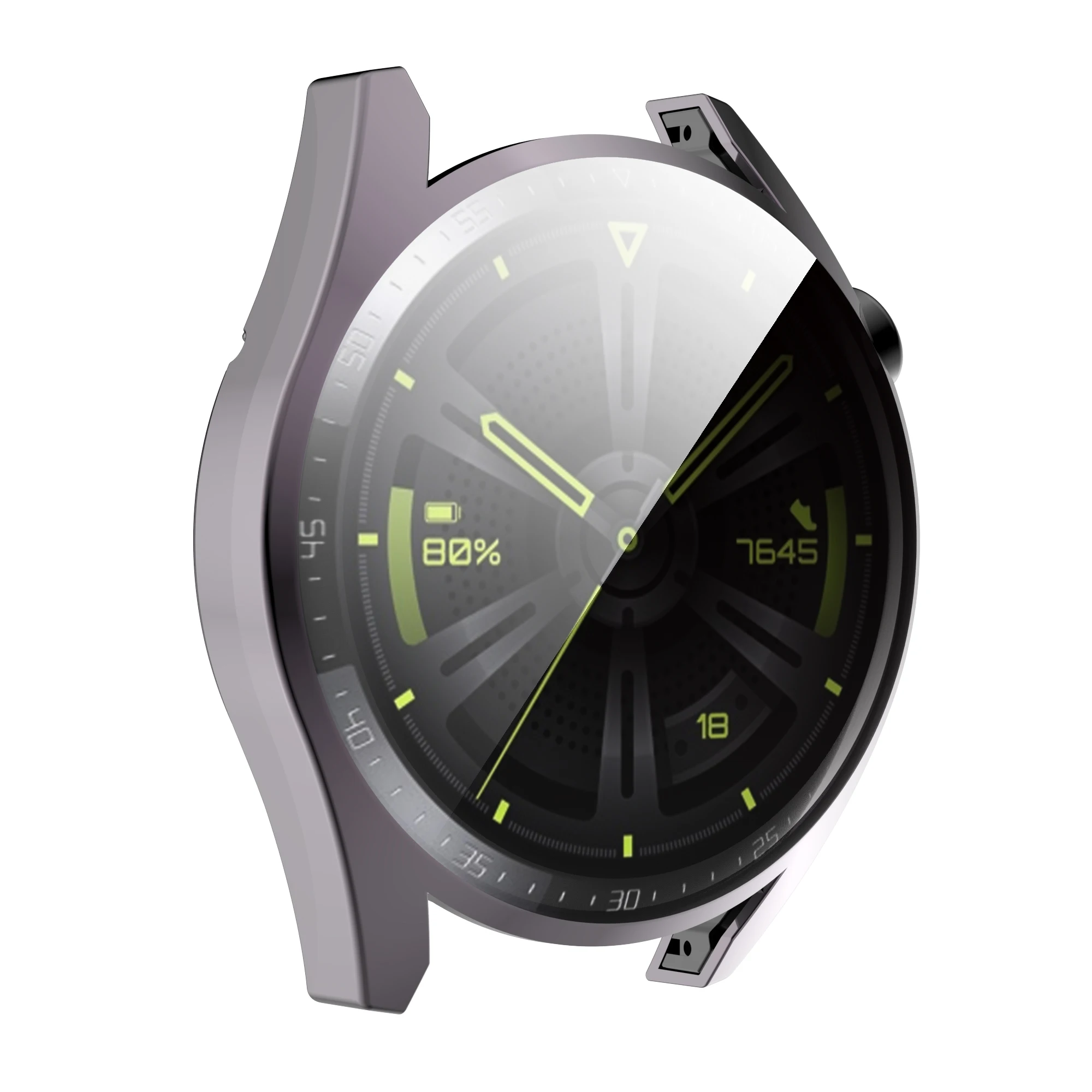 High-Grade TPU Protective Case with Screen Protector for Huawei GT3 Smartwatch