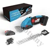 2 In 1 Cordless Electric Hedge Trimmer Rechargeable Handheld Household Lawn Shrub Weeding Pruning Mower Garden Tools 5