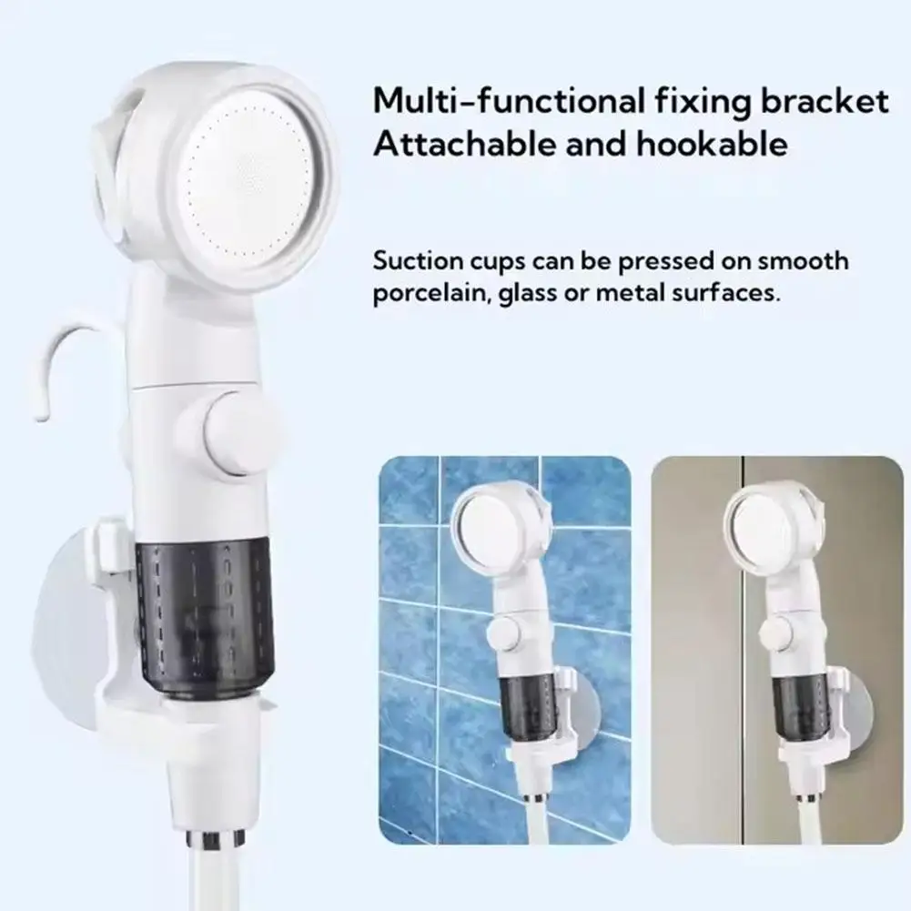 Portable Electric Camping Shower Water Pump Adjustable Shower Set Hiking Backpacking Beach Traveling