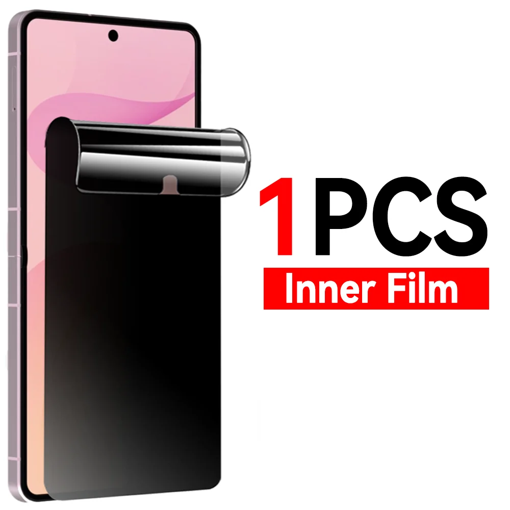 6-in-1 Anti-Spy Hydrogel Privacy Screen Protectors - Soft TPU Protective Film
