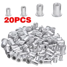  150PCS Rivet Nuts Kit M3/M4/M5/M6/M8 Rivet Nut Gun+5PCS Nut Rivet Mandrels Repairtool,rivetgun,flatheadscrew,threaded Insert 