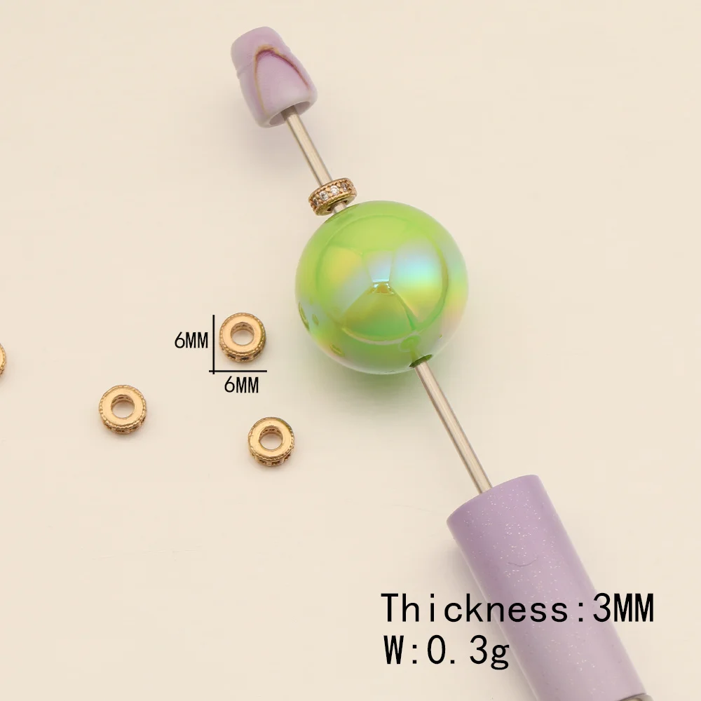 Cordial Design 8*8MM 50Pcs Jewelry Spacer/Cylinder Shape/Genuine Gold Plating/Jewelry Findings & Components/DIY Beads/Hand Made - cordial
