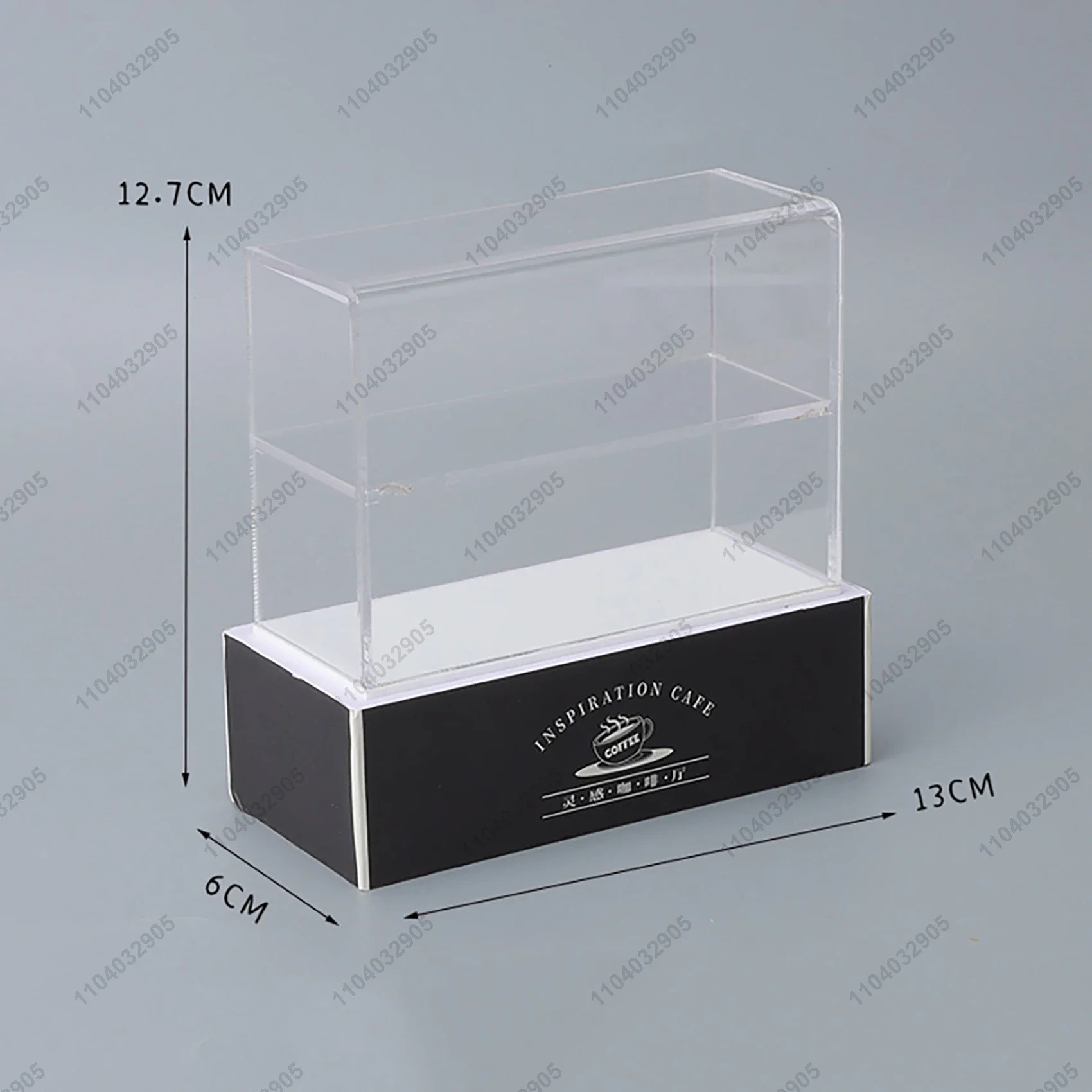 Miniature Shop Cabinet Bakery Cake Bread Dessert Store Room Display Handcraft Dollhouse Stand Food Items Scenario Display Show 4