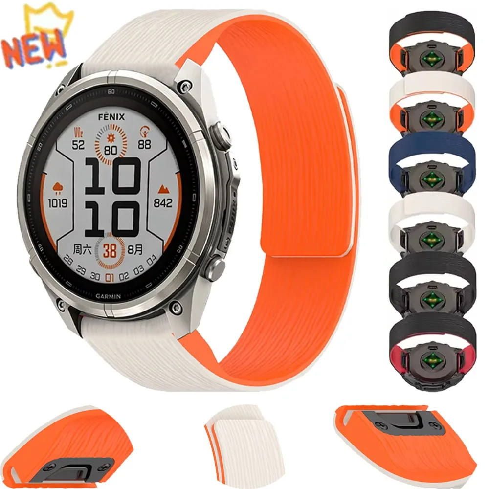 Enhanced Silicone Strap with Magnetic Buckle