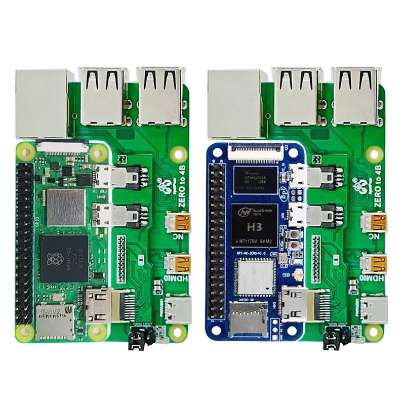 Raspberry pi Zero Banana pi m2 Placa de Expansão Zero com Interface 4b Zero para Pi4 Placa de Expansão ++ Rj45 Interface Adaptador - Imagem 4