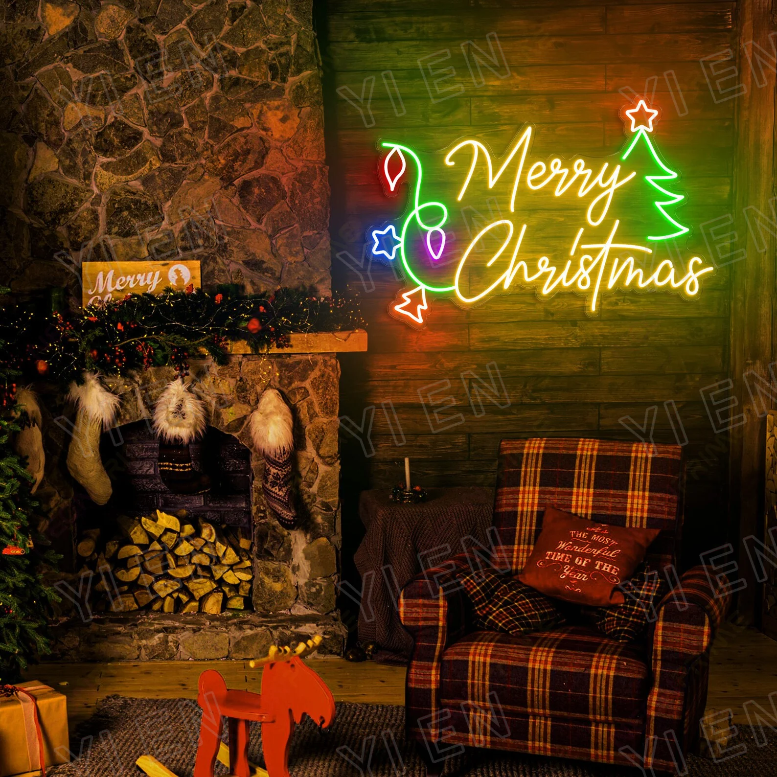 Merry Christmas Neon Light Sign 3 | Merry Christmas Neon Light Sign 2