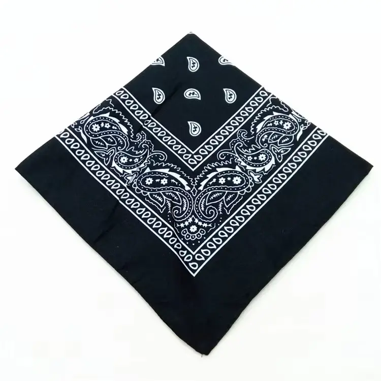 1-3Pcs Fashion Hip Hop Cotton Bandana Square Scarf 54cm*54cm Black Red Paisley Headband Printed For Women/Men/Boys/Girls - Image 9