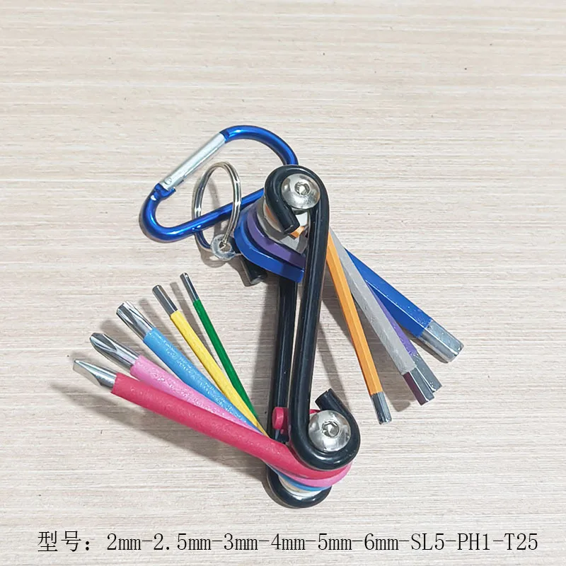 Inbusschlüssel-Set L-Schlüssel-Kit für Inbusschrauben 9-teilig Langer Arm Sechskantschlüssel-Set 1,5mm bis 10mm Sechskant-Schraubenschlüssel Handwerkzeuge für Fahrradreparatur – Detail 20