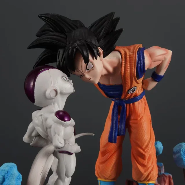 ドラゴンボールZアクションフィギュア,14cm,孫悟空vsフリーザ