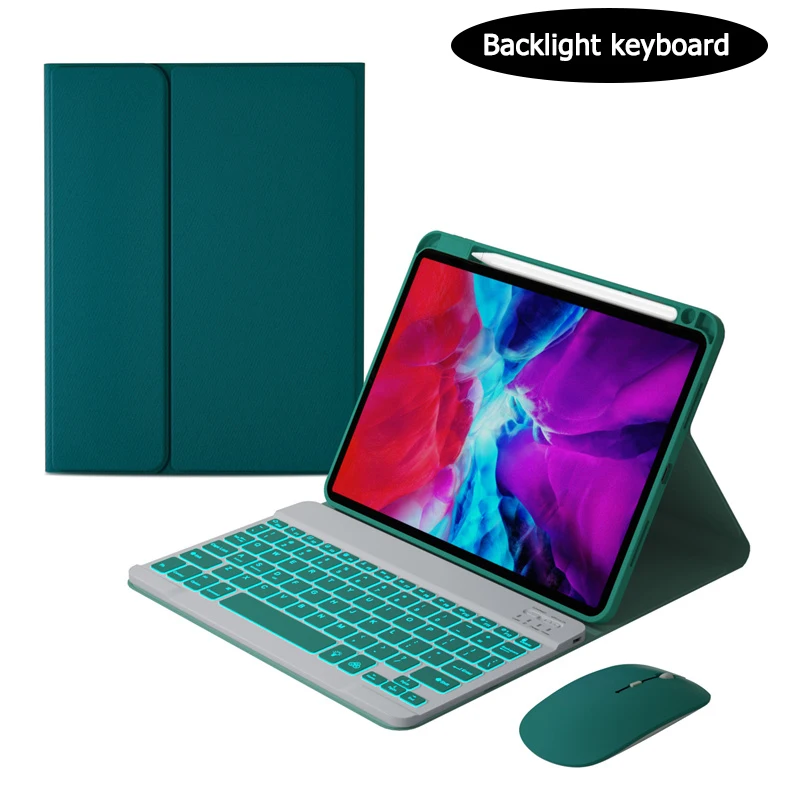 Teclado Retroiluminado Rgb para Xiaomi Pad se Tecido com Suporte para Caneta 11 Case 2023 - Imagem 6