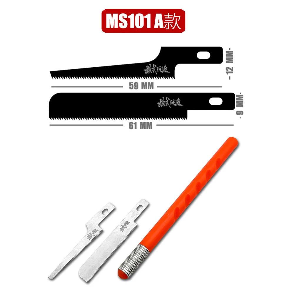 MSWZ Profiled Mini Hand Saw For Gundam Military Model Modification Hobby Modeling Tool 4