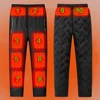 2023 Winter Thermal Hiking Pants Heating Underwear USB Electric Heated Pants Ski Wear Heater Sports Thermal Motorcycle Pants 3