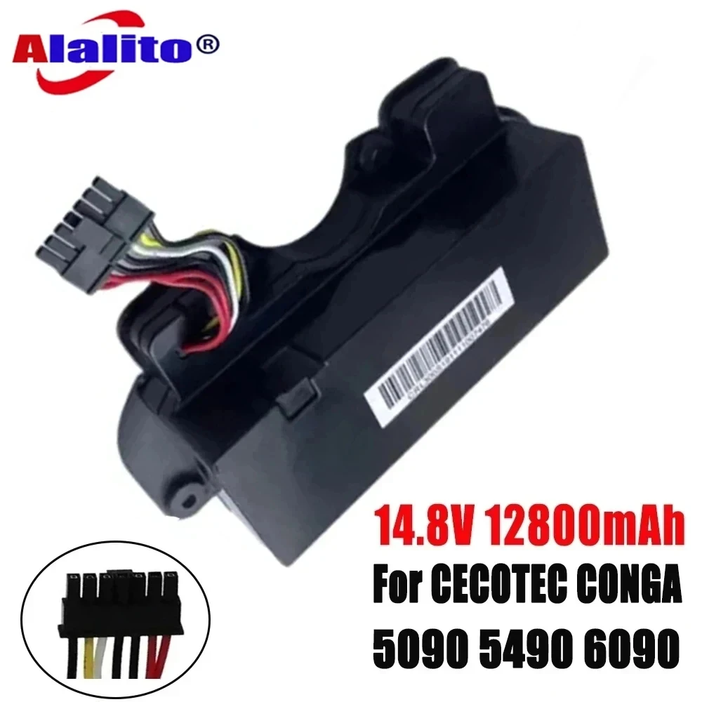 148v-12800mah-100-new-cecotec-conga-5090-6090-5490-mopping-robot-battery-pack-netease-intelligent-manufacturing-nit-model