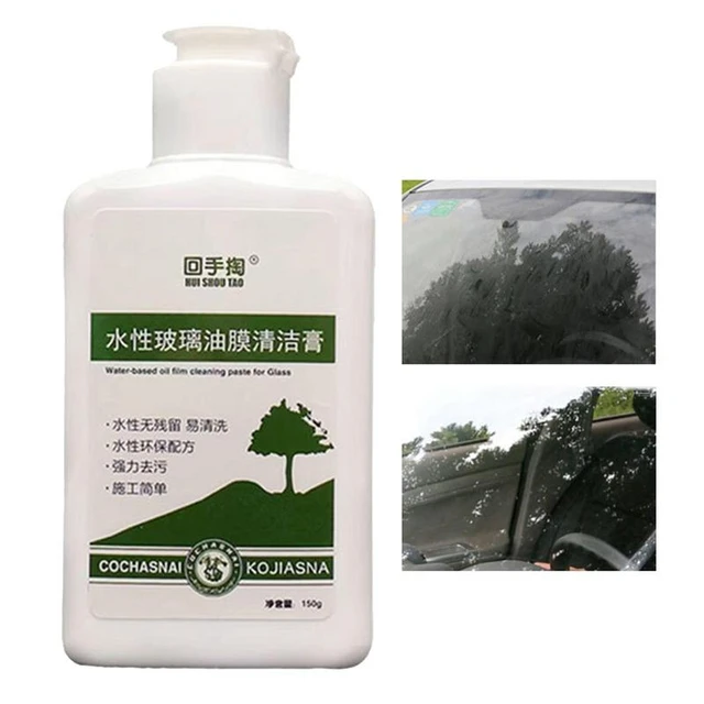 Car Cleaner Glass Oil Film Remover Windshield Cleaning Liquid Remove Stains  150g