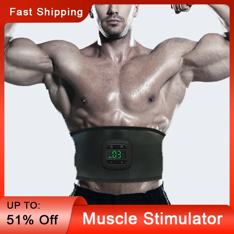 

Electric EMS Abdominal Muscle Stimulator Slimming Massager Passive Gymnastics Abs Weight Loss Body Shaping Massage Equipment