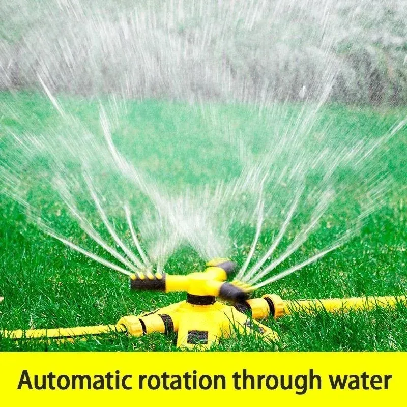 360 Degree Automatic Rotating Three-way Sprinkler Head Irrigation Rotating Sprinkler Series Watering Plants Gardening garden sprinkler plants irrigation kits plant waterer irrigation sprinklers garden irrigation nozzle drip irrigation sprinklers