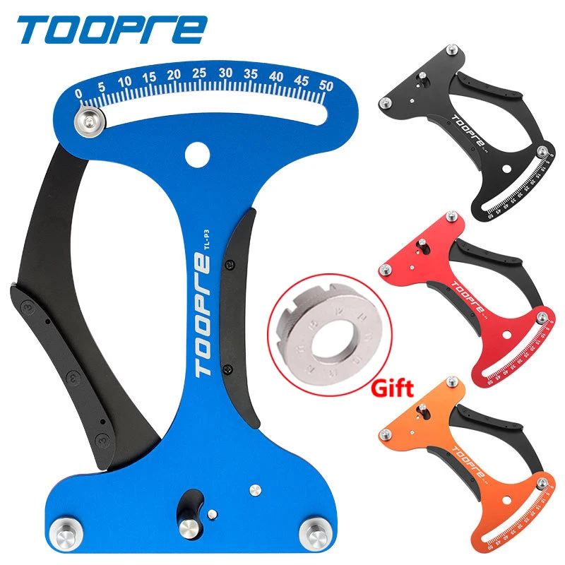 CNC Bicycle Spoke Tension Meter Wheel Builders Tensioner Tool MTB Road Spoke Wrench Checker Indicator