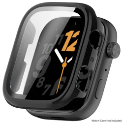 Full Protective Hard PC Bumper Case with Tempered Glass Screen Protector (MtB)