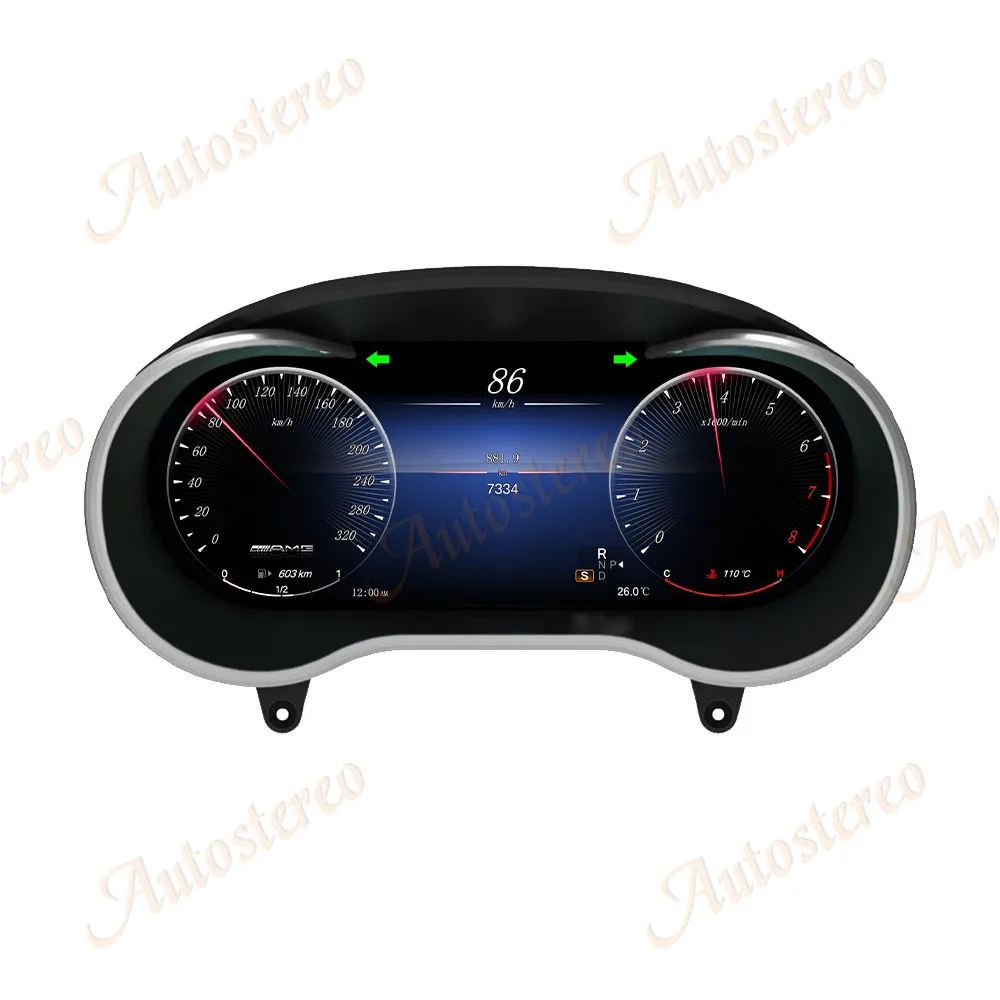 Car Digital Cluster Carplay Virtual Cockpit Screen For Mercedes Benz X Class W47