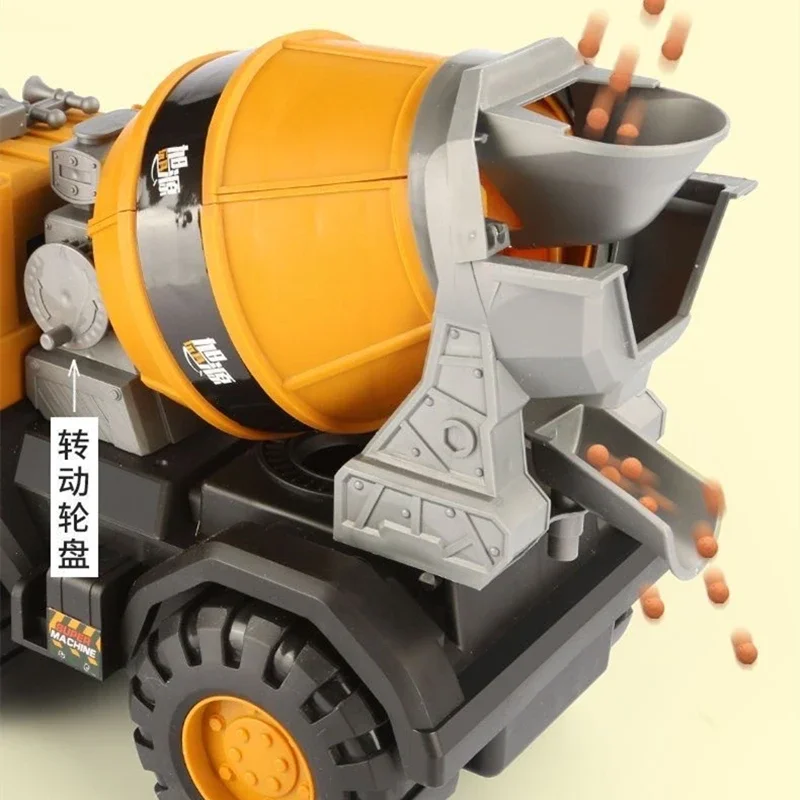Kids Classic Simulation Inertia Engineering Car Toy Excavator Model Tractor Toy Dump Truck Model Car Toys for Children Gift - 5
