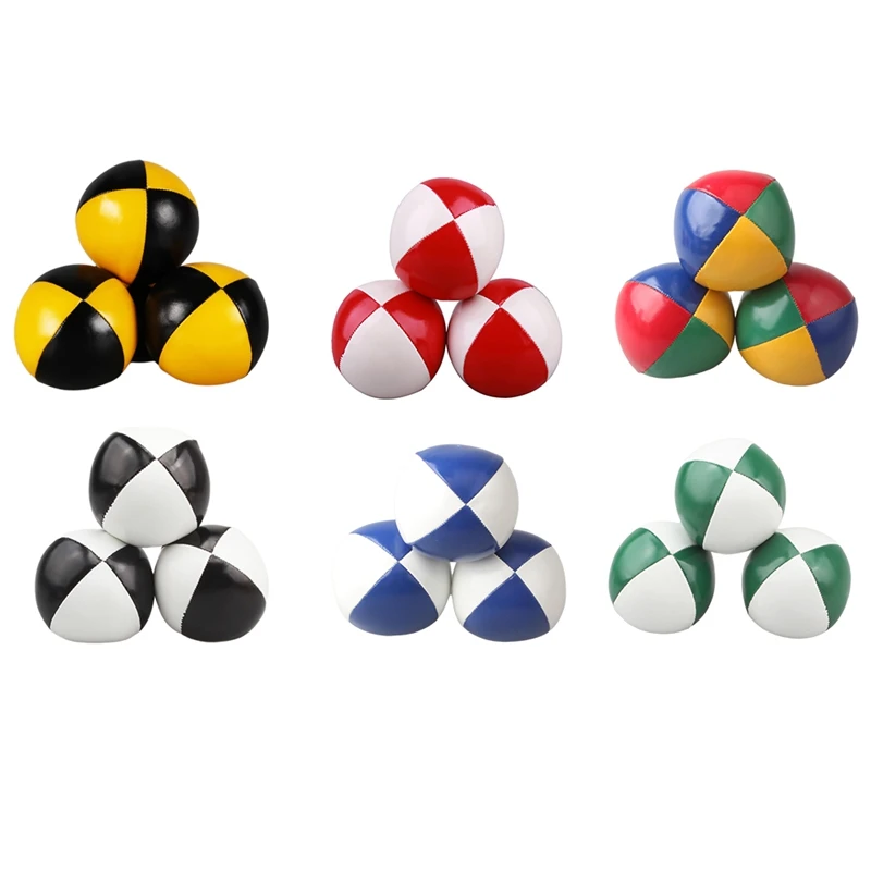 PU Hand Throwing Ball Elastic Soft Rubber High-End Magic Juggling Ball Acrobatics Props Hand Throwing