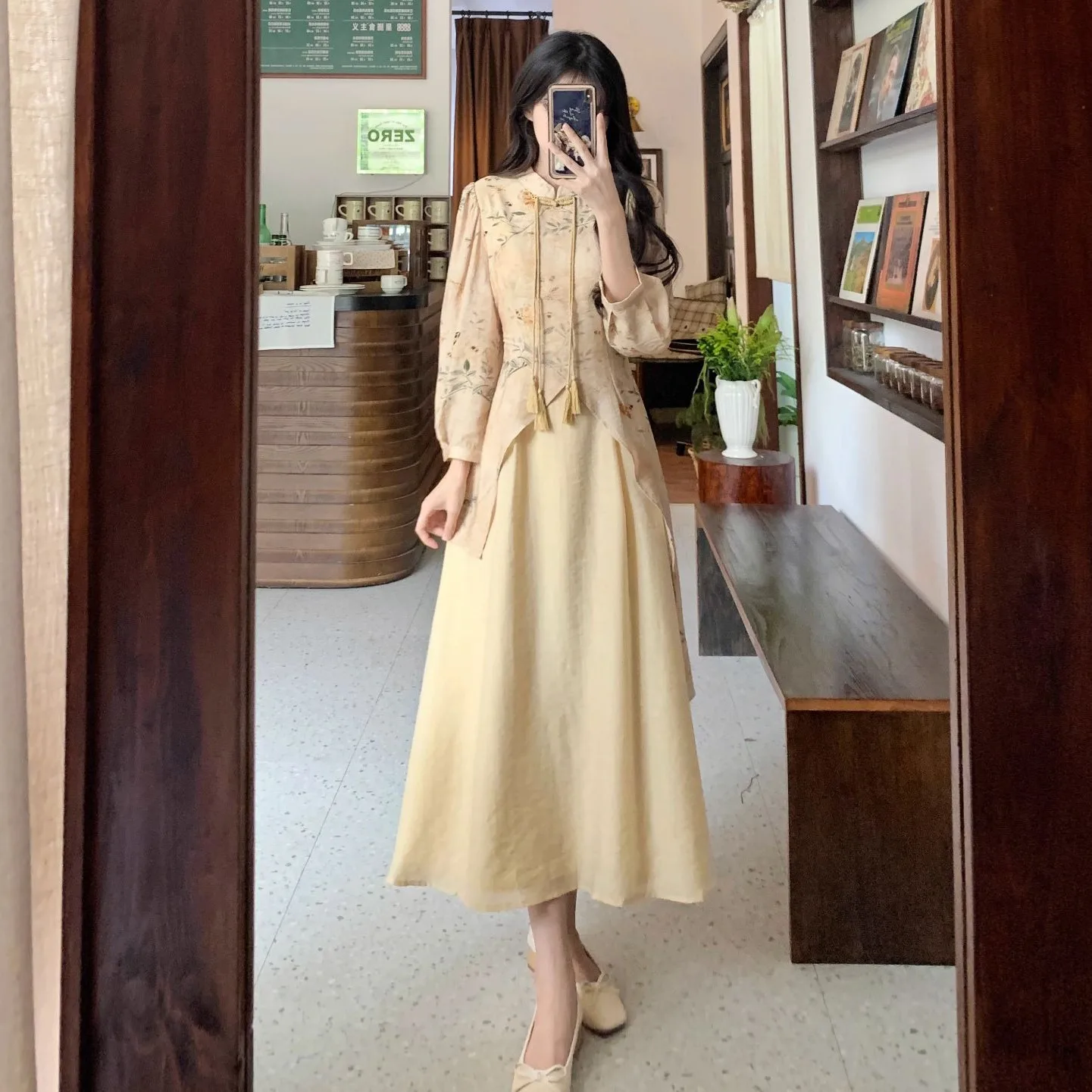 

New Dress Autumn Spring 2024 French Retro Elegant Female Dress Holiday Vacation Woman Elegant Fashion Long Beautiful Dressess