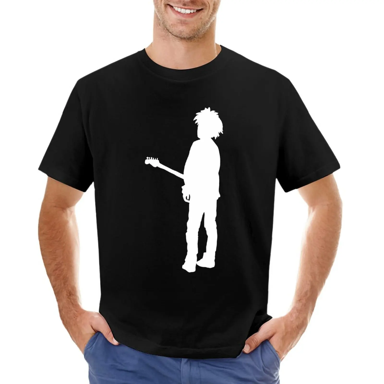 Robert Cure Smith Siluet T-Shirt Short T-Shirt Sublime T Shirt Graphic T Shirt Black T Shirt Mens Plain T Shirts