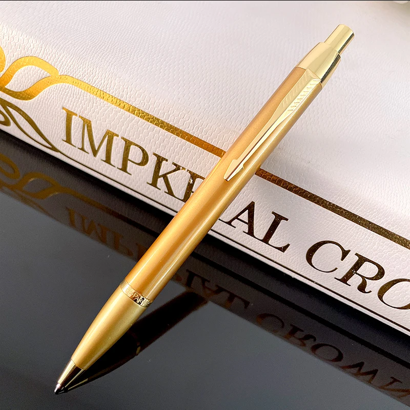 클래식 브랜드 PARKER 금속 볼펜 파란색 잉크 비즈니스 사무실 서명 볼펜