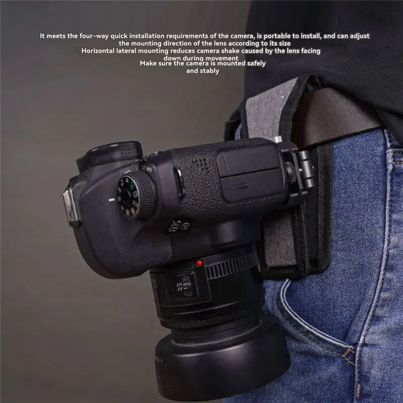 XILETU 범용 퀵 릴리스 카메라 클립(플레이트 포함) DSLR 및 액션 카메라 마운트( 니콘 후지 백팩 스트랩 홀더용)