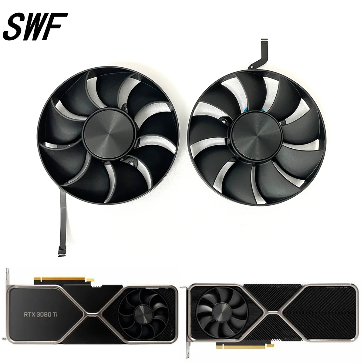 

AFB0912HD-02 DAPC0815B2UP003 85mm Cooling Fan For NVIDIA GeForce RTX 3080 3080Ti Founders Edition Graphics Card Cooler Fan