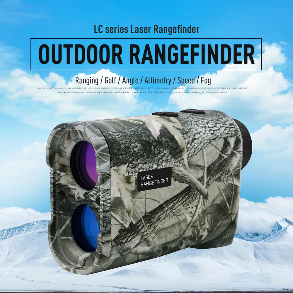 Laser Rangefinder Laser Distance Meter Golf Laser Rangefinder Hunting 1000m 800m 600m speed meter Golf Slope Adjusted Mode Flag-Lock Sport Distance Measuring Telescope