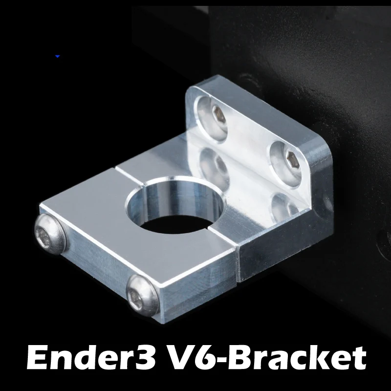 CNC V6-E3 Bracket for V6 Smart-V6 Hotend Bowden Extruder Volcano 3D Printer Assembly Fixed Block Ender3 Series Parts xcr 3d printer parts 2in1 out hotend extruder fan mounting bracket 12v 24v dc 3010mm cooling fan holder external base extension