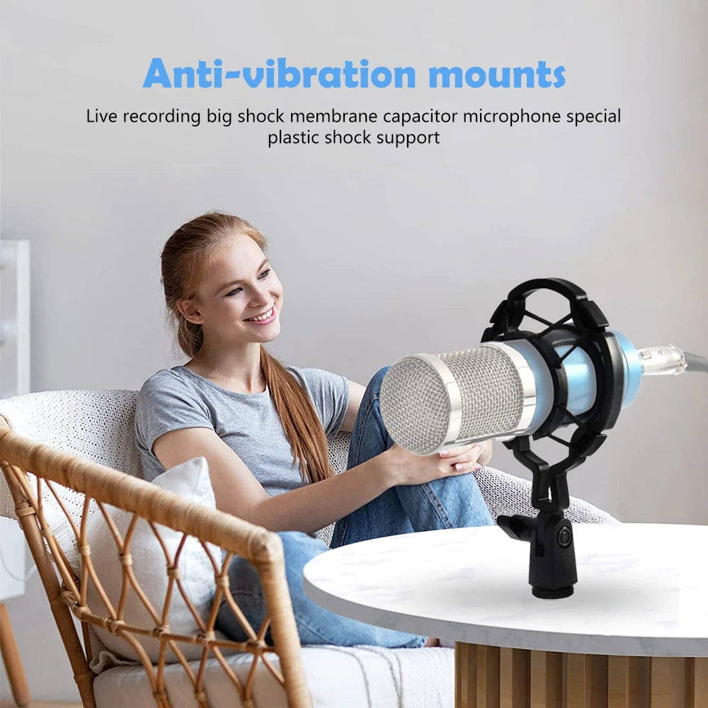Universal Microphone Shockproof Bracket Recording Studio Clip Microphone Stand Shock Mount for Computer Condenser microphone stand,microphone shock mount