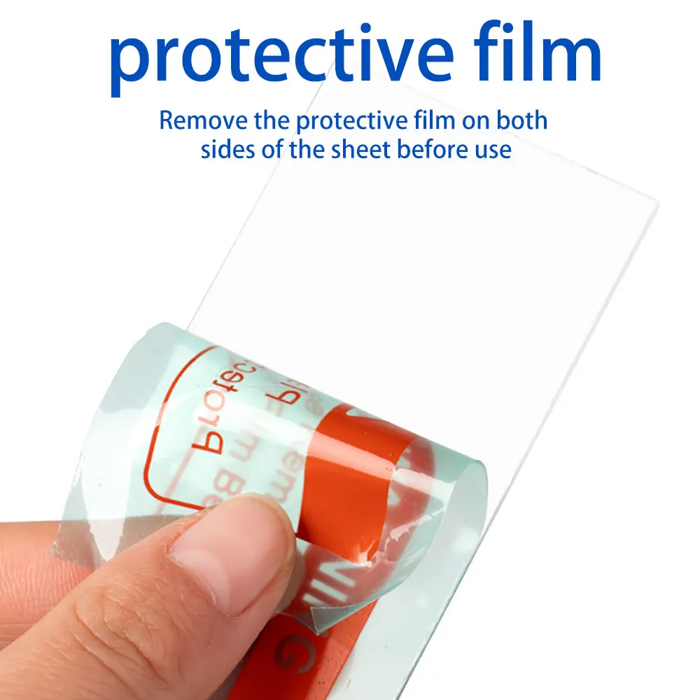 10Pcs 116x90x1mm Welding Helmet Lens Cover 107mm*85mm Transparent Protective Plate Sheet Film For Auto Darkening Welding Mask