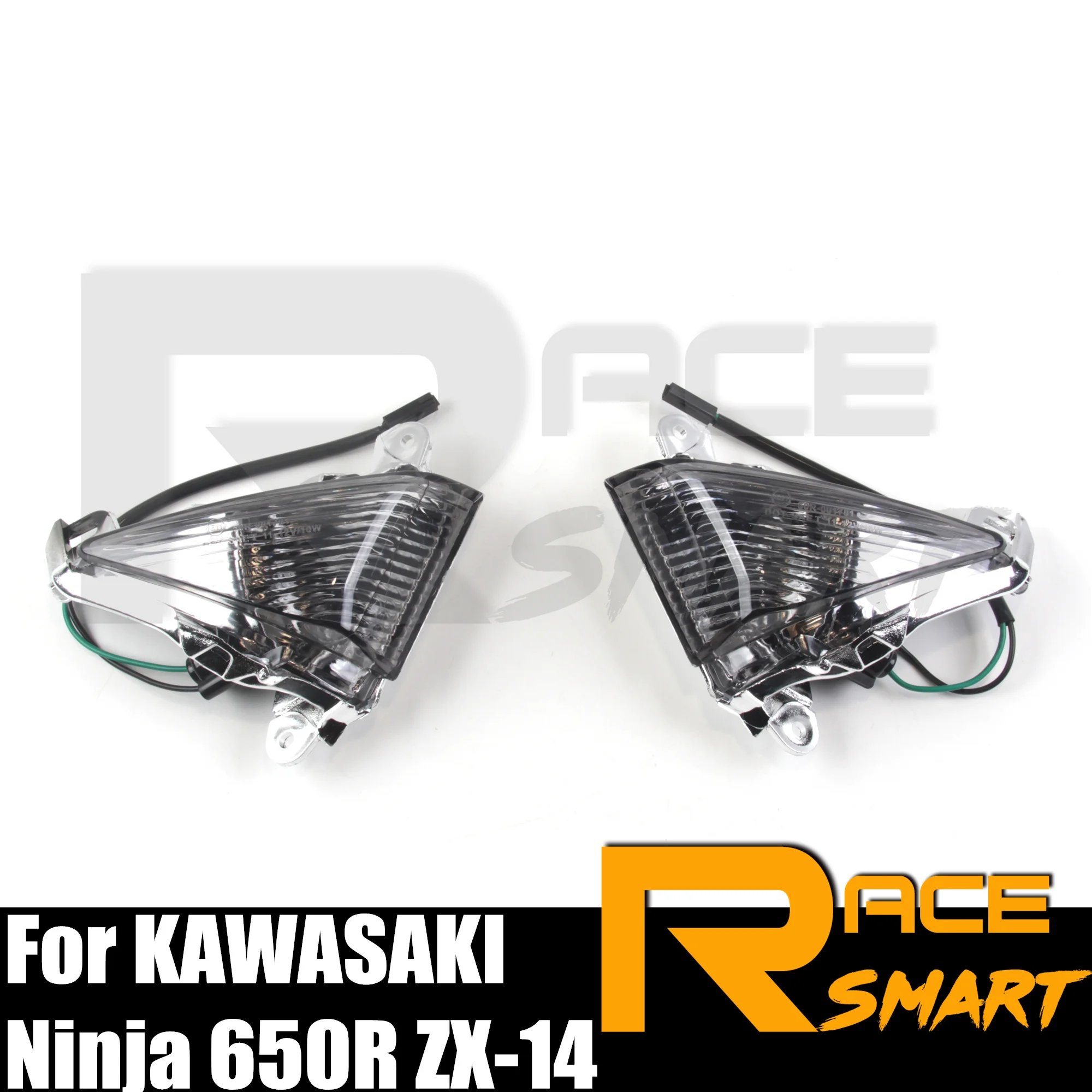 

NINJA ZX-14 2006-2010 Motorcycle Front Turn Signal Light Lens Cover Case For KAWASAKI Ninja 650R 650-R 2006-2008 ZX14 ZX 14 New