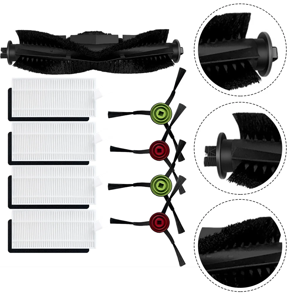 TKD Kit Spazzole Ricabio per Aspirapolvere Robot Serie 600 - Kit di