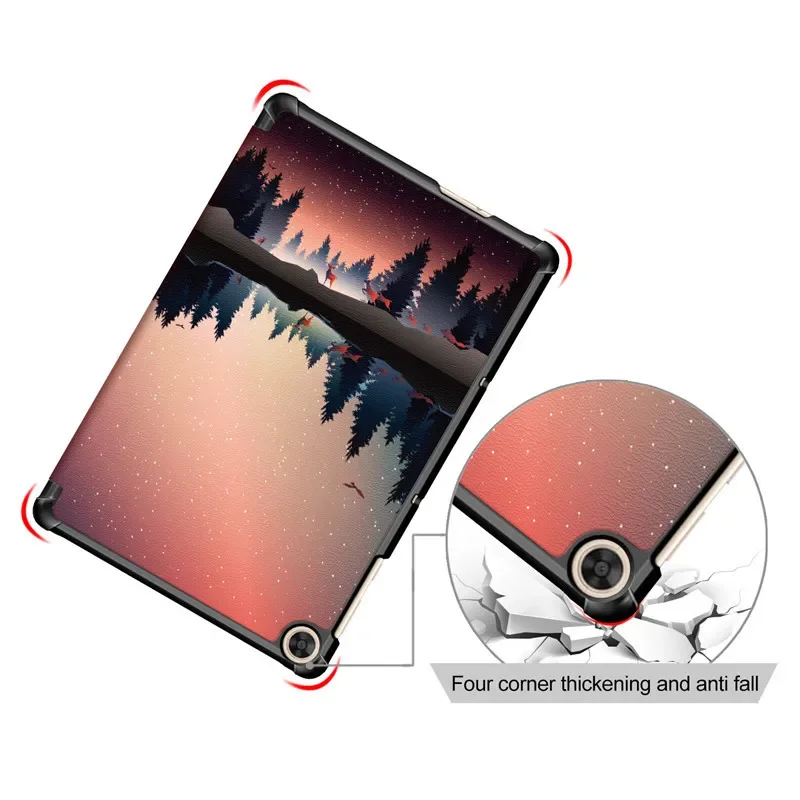 Magnético Flip Stand Shell para Honor Pad Tablet Capa para Hornor Pad Funda x8 Lite 10 1 - Imagem 5