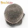 Full Swiss Lace Men Toupee Human Hair Front Bleach Men Wig Breathable Men Hair Prosthesis Replacement Systems Unit Men Capillary 2