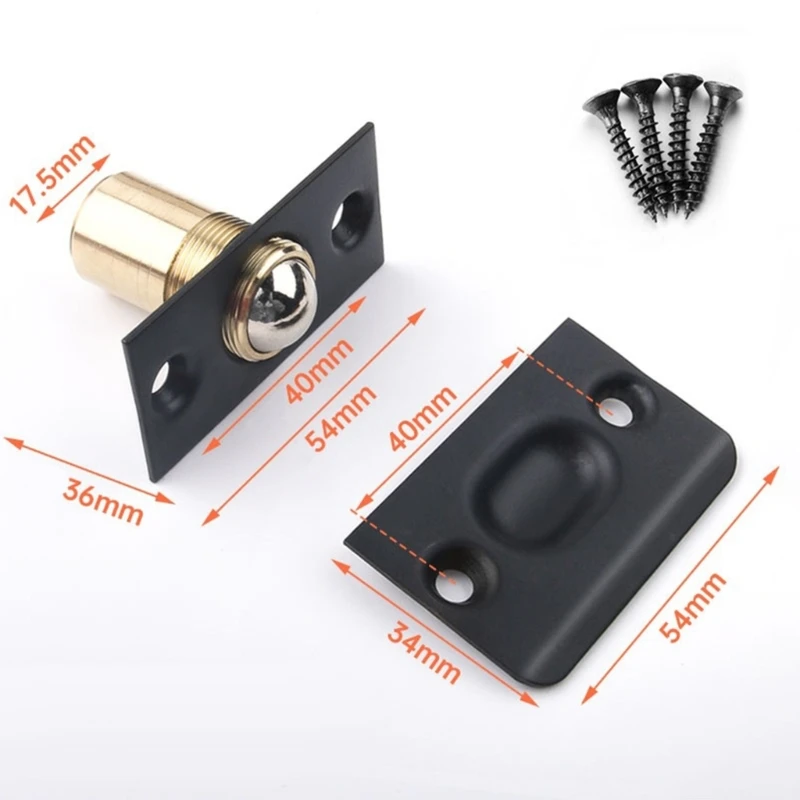 2Pcs Adjustable Door Ball Latches Ball Door Catches for Internal Cupboard